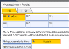 Ilustracja ekranu panela operacyjnego