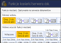 Ilustracja ekranu panela operacyjnego