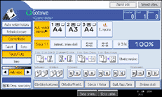 Ilustracja ekranu panela operacyjnego