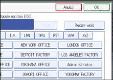 Ilustracja ekranu panela operacyjnego