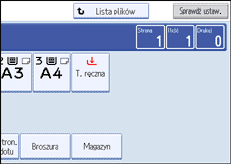 Ilustracja ekranu panela operacyjnego