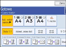 Ilustracja ekranu panela operacyjnego