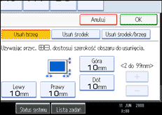 Ilustracja ekranu panela operacyjnego