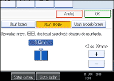 Ilustracja ekranu panela operacyjnego