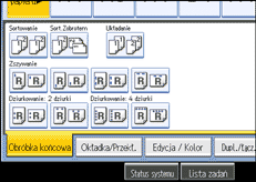 Ilustracja ekranu panela operacyjnego