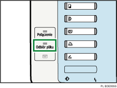 Ilustracja wskaźnika Odbiór pliku