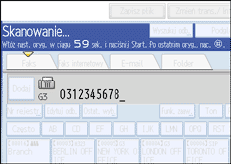 Ilustracja ekranu panela operacyjnego
