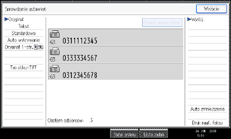 Ilustracja ekranu panela operacyjnego