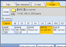 Ilustracja ekranu panela operacyjnego