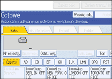 Ilustracja ekranu panela operacyjnego