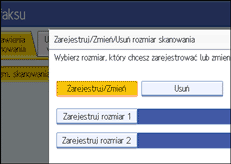 Ilustracja ekranu panela operacyjnego