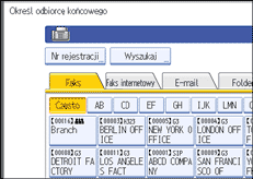 Ilustracja ekranu panela operacyjnego