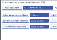 Ilustracja ekranu panela operacyjnego