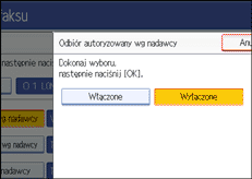Ilustracja ekranu panela operacyjnego