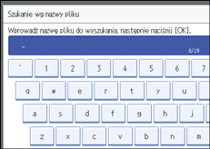 Ilustracja ekranu panela operacyjnego
