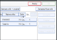 Ilustracja ekranu panela operacyjnego