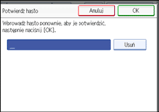 Ilustracja ekranu panela operacyjnego
