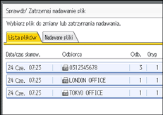 Ilustracja ekranu panela operacyjnego