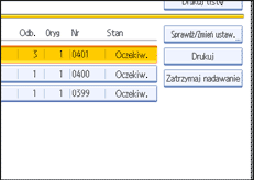 Ilustracja ekranu panela operacyjnego