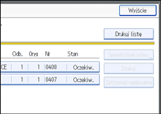 Ilustracja ekranu panela operacyjnego