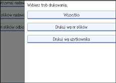 Ilustracja ekranu panela operacyjnego