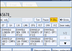 Ilustracja ekranu panela operacyjnego