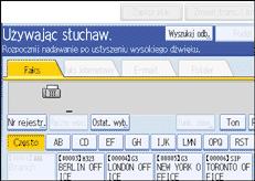 Ilustracja ekranu panela operacyjnego