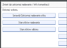 Ilustracja ekranu panela operacyjnego