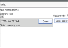 Ilustracja ekranu panela operacyjnego