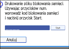 Ilustracja ekranu panela operacyjnego
