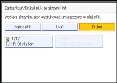 Ilustracja ekranu panela operacyjnego