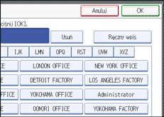 Ilustracja ekranu panela operacyjnego