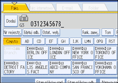 Ilustracja ekranu panela operacyjnego