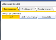 Ilustracja ekranu panela operacyjnego