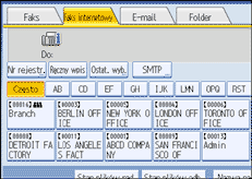 Ilustracja ekranu panela operacyjnego