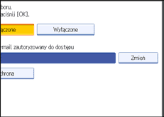 Ilustracja ekranu panela operacyjnego
