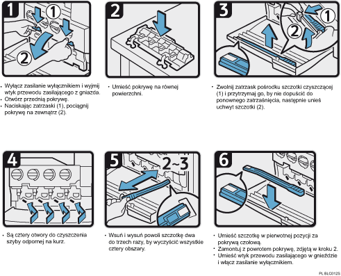 Kolejny wycinek ilustracji szyby pyłoszczelnej
