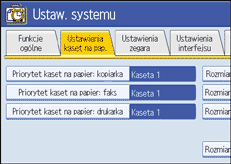 Ilustracja przedstawia ekran panela operacyjnego