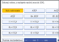 Ilustracja przedstawia ekran panela operacyjnego