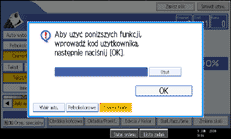 Ilustracja przedstawia ekran panela operacyjnego