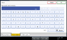 Ilustracja przedstawia ekran panela operacyjnego