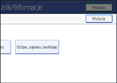 Ilustracja przedstawia ekran panela operacyjnego