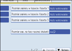 Ilustracja ekranu panela operacyjnego