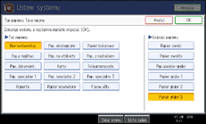 Ilustracja ekranu panela operacyjnego