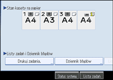 Ilustracja ekranu panela operacyjnego