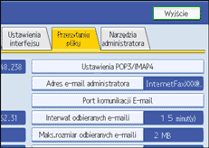 Ilustracja ekranu panelu operacyjnego