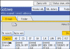 Ilustracja ekranu panelu operacyjnego