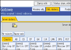 Ilustracja ekranu panelu operacyjnego