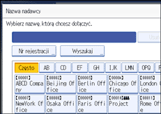 Ilustracja ekranu panelu operacyjnego