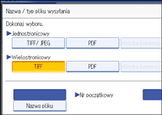 Ilustracja ekranu panelu operacyjnego